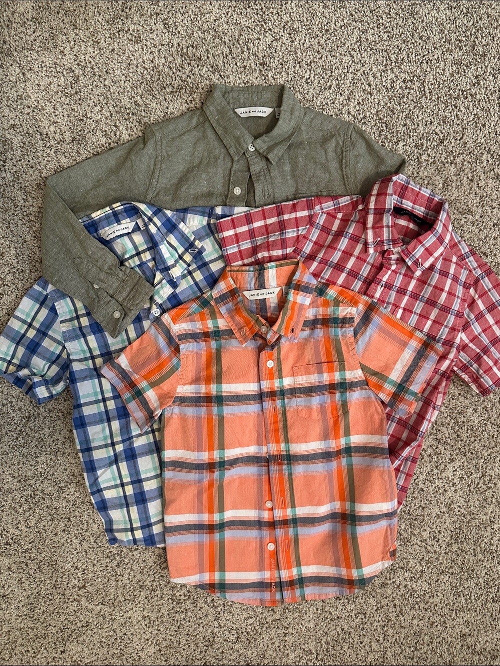 Janie and Jack - size 4 - button up bundle